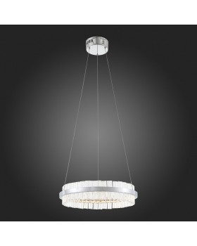 SL383.103.01 Светильник подвесной ST-Luce Хром/Хром, Прозрачный LED 1*34W 3000K CHERIO-foto5