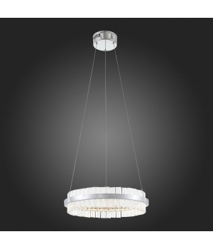 SL383.103.01 Светильник подвесной ST-Luce Хром/Хром, Прозрачный LED 1*34W 3000K CHERIO-foto5