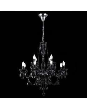 SL642.403.12 Люстра подвесная ST-Luce Черный, Хром/Черный E14 12*40W ODILIA-foto4