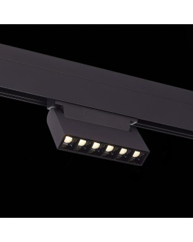 ST364.446.06 Магнитный трековый светильник Черный LED 1*6W 4000K 532Lm Ra>80 36° IP20 L120xW22xH108 48V NANE-foto4