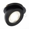 ST654.438.10 Св-к встр. Черный LED 1*10W 3000K 850Lm Ra>90 38° IP20 D109xH60 180-240V ST654