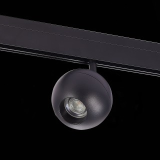 ST354.436.12 Магнитный трековый светильник Черный LED 1*12W 3000K 680Lm Ra>80 36° IP20 L120xW100xH195 48V BOLE-foto5
