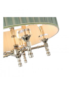 SL1121.103.05 Светильник подвесной ST-Luce Никель/Оливковый E14 5*40W OLEO-foto3