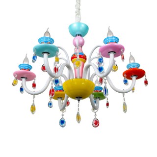 SL673.783.06 Люстра подвесная ST-Luce Разноцветный/Разноцветный E14 6*40W ORNATO-foto3