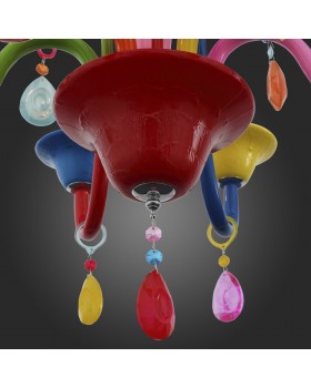 SL672.963.06 Люстра подвесная ST-Luce Разноцветный/Разноцветный E14 6*40W DELIZIA-foto4