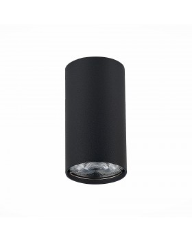 ST110.407.01 Светильник потолочный Мат. черный GU10 1*50W D54xH100 220V Без ламп SIMPLUS-foto2