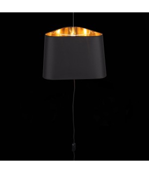 SL1110.413.01 Светильник подвесной ST-Luce Черный/Золотистый,Черный E27 1*40W AMBRELA-foto6