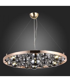 SL1510.203.07 Люстра подвесная ST-Luce Французское золото/Дымчатый G9 7*5W Olmi-foto6