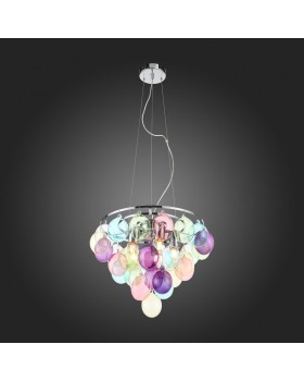 SL432.153.05 Светильник подвесной ST-Luce Хром/Разноцветный E27 5*60W SOSPIRO-foto4