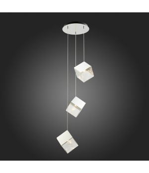 SL1182.103.03 Светильник подвесной ST-Luce Хром/Прозрачный, Хром G9 3*5W RIELLO-foto4