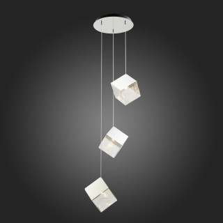 SL1182.103.03 Светильник подвесной ST-Luce Хром/Прозрачный, Хром G9 3*5W RIELLO-foto4