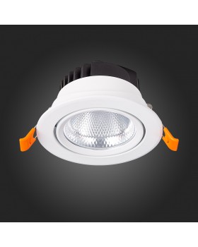 ST211.548.24.24 Св-к встр. Белый LED 1*24W 4000K 1 800Lm Ra80 24° IP20 D138xH88 220-240V MIRO-foto4