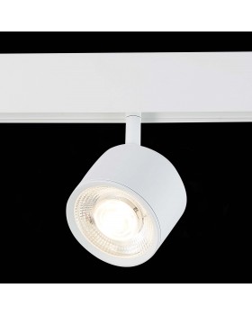 ST353.546.06 Магнитный трековый светильник белый LED 1*6W 4000K 560Lm Ra>80 36° IP20 L120xW81xH138 48V VEDO-foto4