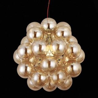 SL533.093.03 Люстра подвесная ST-Luce Хром/Янтарный E27 3*60W ODETTA-foto3