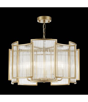 SL1234.203.05 Люстра подвесная ST-Luce Шампань/Прозрачный, Шампань E14 5*60W Cosenza-foto5