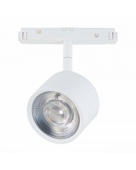 ST353.546.06 Магнитный трековый светильник белый LED 1*6W 4000K 560Lm Ra>80 36° IP20 L120xW81xH138 48V VEDO-foto3