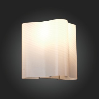 SL117.511.01 Бра ST-Luce Серебристый/Белый с полосками E14 1*40W ONDE-foto3