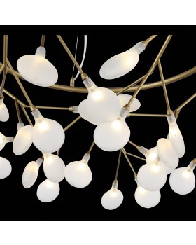 SL411.253.45 Люстра подвесная ST-Luce Золотистый/Белый G4 45*1,5W RICCARDO-foto6