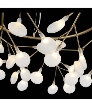 SL411.253.45 Люстра подвесная ST-Luce Золотистый/Белый G4 45*1,5W RICCARDO-foto6