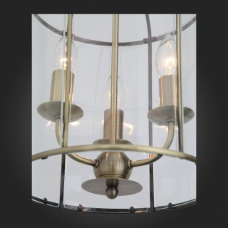 SL267.303.03 Люстра подвесная ST-Luce Бронза/Прозрачный E14 3*40W ODIERNO-foto6