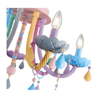 SL1700.782.07 Люстра потолочная ST-Luce Разноцветный E14 7*40W FIATA-foto20