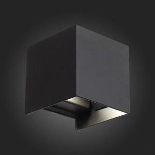 SL560.401.02 Светильник уличный настенный ST-Luce Черный/Черный LED 2*3W 4000K STAFFA-foto7