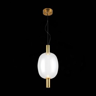 SL1582.313.01 Светильник подвесной ST-Luce Бронзовый/Прозрачный LED 1*7W 2700K ALLENORE-foto4