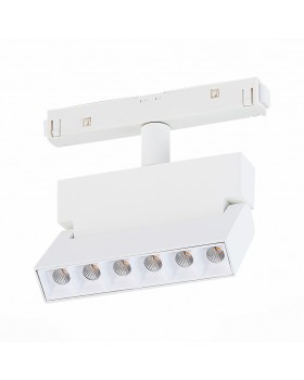 ST362.536.06 Магнитный трековый светильник белый LED 1*6W 3000K 532Lm Ra>80 36° IP20 L120xW22xH134 48V ANDRE-foto3