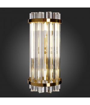 SL1179.201.02 Бра ST-Luce Золотистый/Золотистый, Прозрачный E14 2*40W Arezzo-foto5