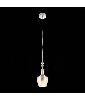 SL364.103.01 Подвес ST-Luce Хром/Янтарный E14 1*40W BIORNO-foto4