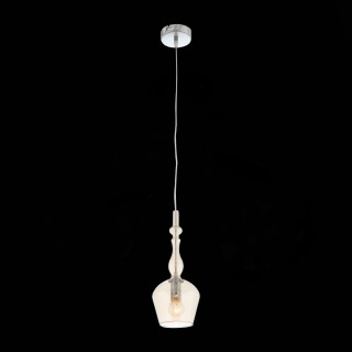 SL364.103.01 Подвес ST-Luce Хром/Янтарный E14 1*40W BIORNO-foto4