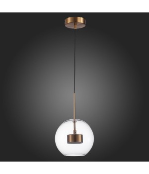 SL1133.233.01 Светильник подвесной ST-Luce Латунь/Прозрачный LED 1*14W 3000K BOPONE-foto6