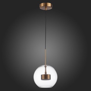 SL1133.233.01 Светильник подвесной ST-Luce Латунь/Прозрачный LED 1*14W 3000K BOPONE-foto6