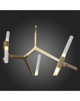 SL947.202.10 Люстра потолочная ST-Luce Золотистый/Белый G9 10*5W LACONICITA-foto15