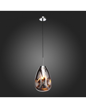 SL328.103.01 Светильник подвесной ST-Luce Хром/Янтарный E27 1*60W AEREO-foto7