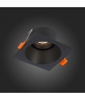 ST207.418.01 Св-к встр. Мат. черный GU10 1*50W L103xW103xH52 220V Без ламп GROSI-foto4