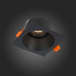 ST207.418.01 Св-к встр. Мат. черный GU10 1*50W  L103xW103xH52 220V Без ламп GROSI-foto4