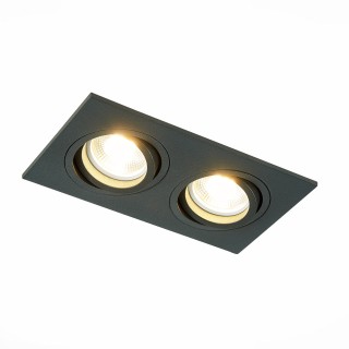 ST251.408.02 Св-к встр. Черный GU10 2*50W  IP20 L170xW92xH27 220V Без ламп ST251-foto3