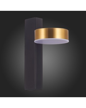 SL6000.301.01 Светильник настенный ST-Luce Черный/Латунь LED 1*7W 3000K PANCES-foto8