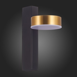 SL6000.301.01 Светильник настенный ST-Luce Черный/Латунь LED 1*7W 3000K PANCES-foto8