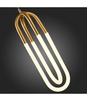 SL1579.303.02 Подвес ST-Luce Латунь/Латунь, Белый LED 2*14W 3000K MOFISTO-foto9