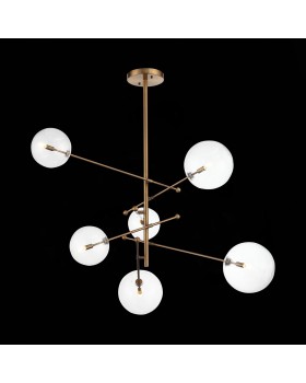 SL1205.303.06 Светильник подвесной ST-Luce Латунь/Прозрачный G9 6*5W SANDRO-foto9