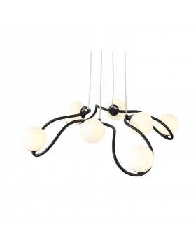 SL1502.403.08 Светильник подвесной ST-Luce Черный/Белый G9 8*5W LEGATEZZA-foto12