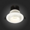 ST701.548.12 Св-к встр. Zoom Белый LED 1*12W 4000K 960Lm Ra90 15°-60° IP20 D115xH95 170-240V ST701