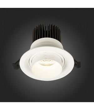 ST701.548.12 Св-к встр. Zoom Белый LED 1*12W 4000K 960Lm Ra90 15°-60° IP20 D115xH95 170-240V ST701-foto8