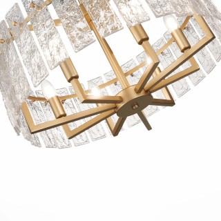 SL1632.203.06 Люстра подвесная ST-Luce Шампань/Прозрачный E14 6*60W MIRA-foto3