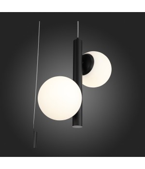 SL395.403.06 Люстра подвесная ST-Luce Черный/Белый LED 6*8W 4000K DONOLO-foto4