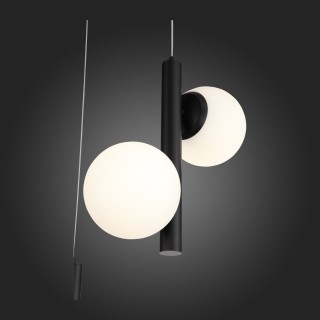 SL395.403.06 Люстра подвесная ST-Luce Черный/Белый LED 6*8W 4000K DONOLO-foto4