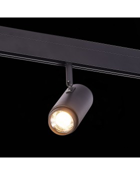 ST357.436.06 Магнитный трековый светильник ZOOM Черный LED 1*6W 3000K 667Lm Ra>80 10-60° IP20 L137xW59xH178 48V ZIRO-foto3