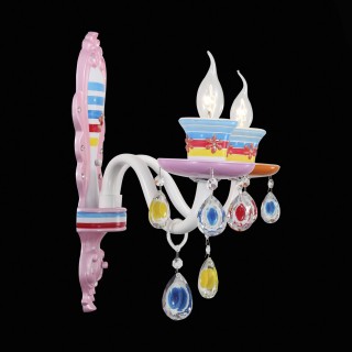 SL673.781.02 Бра ST-Luce Разноцветный/Разноцветный E14 2*40W ORNATO-foto6